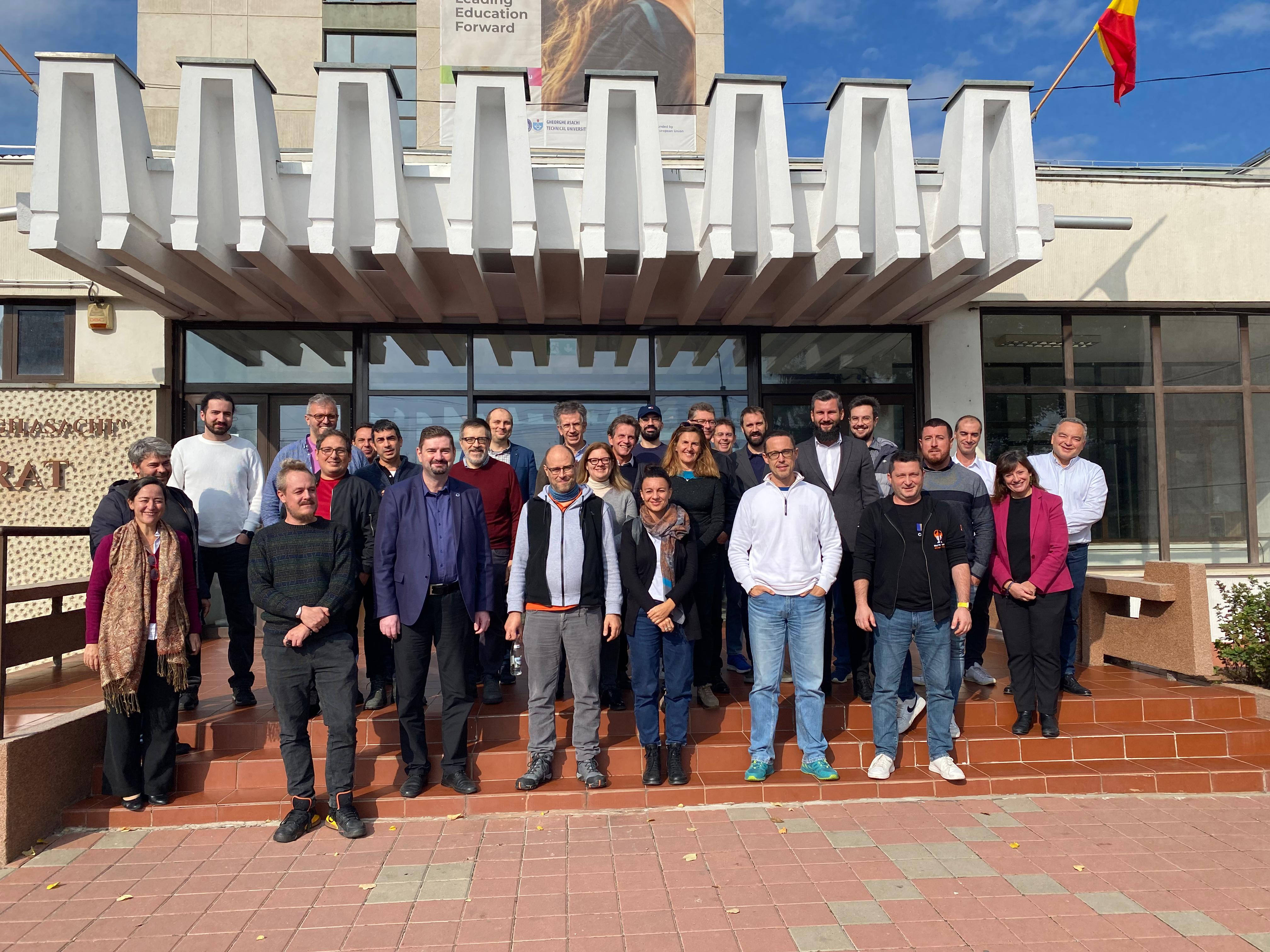 The TrialsNet project team in Iasi.